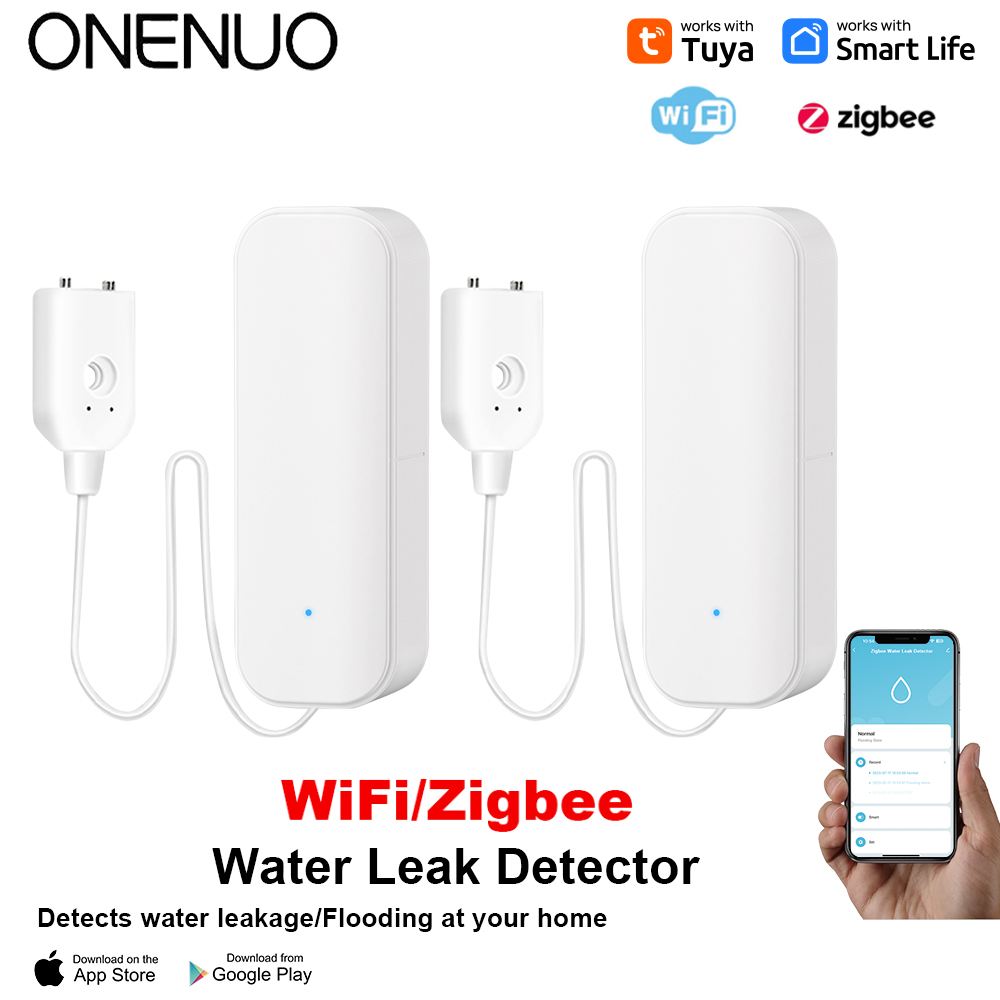 Smart Home Security System - WiFi or Zigbee Water Leak Sensor