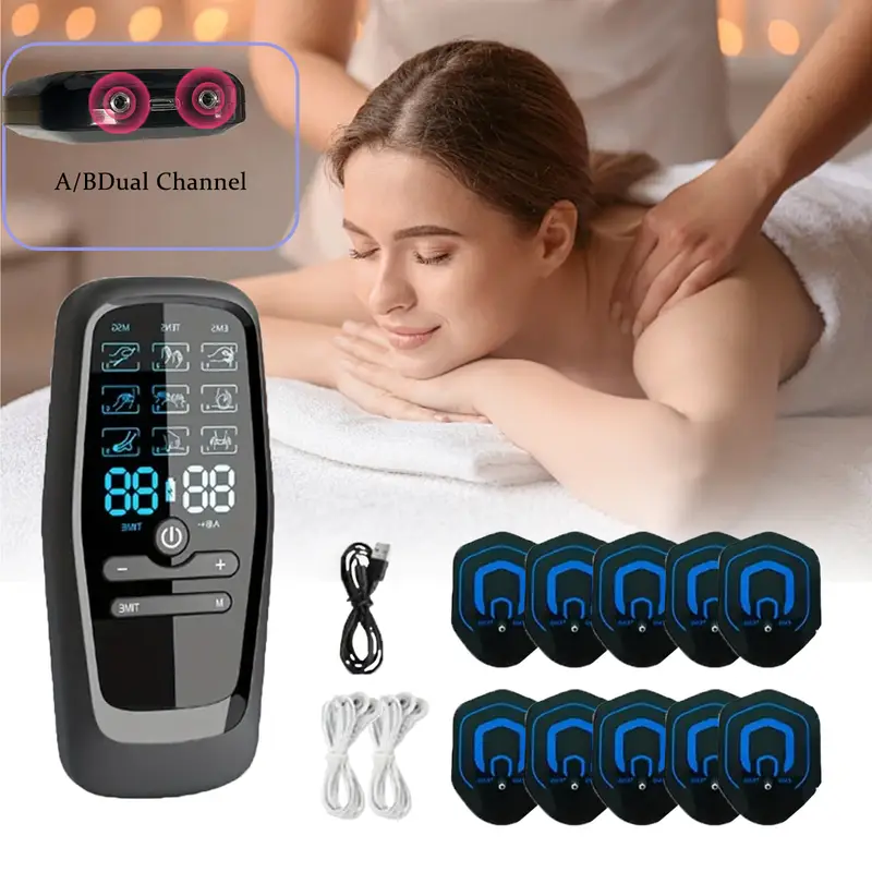Smart Home Simple - New Dual-Output Muscle Stimulator, Multifunctional Meridian