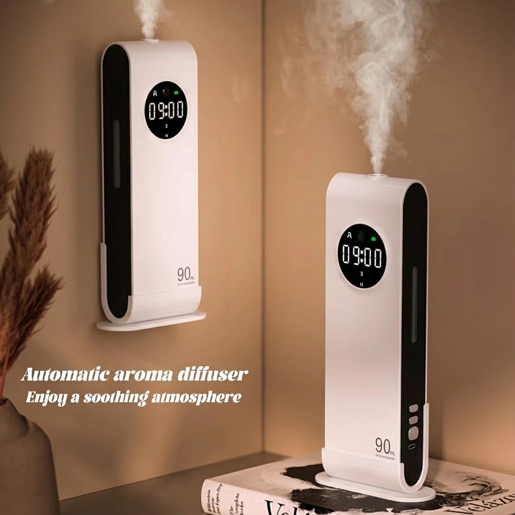 Smart Home Fragrance Diffuser - Automatic Sensor Rechargeable Aromatherapy Essential Oil