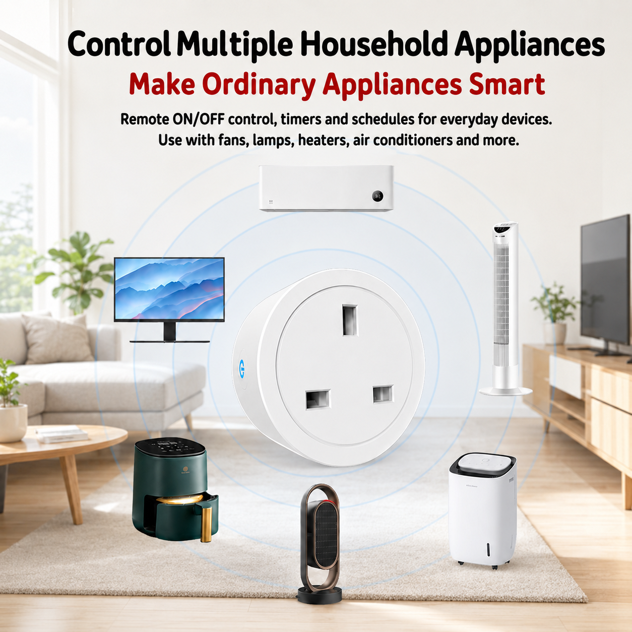 Tuya UK Smart Plug WiFi Blueto - مراجعة Smart Home Alexa وسعره