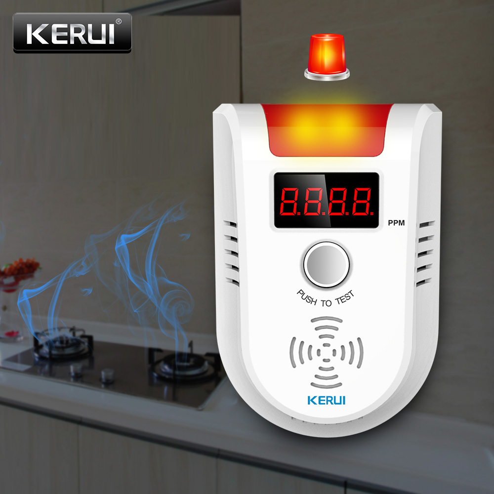 KERUI GD13 LPG GAS Detector Al - مراجعة Smart Home Security System وسعره