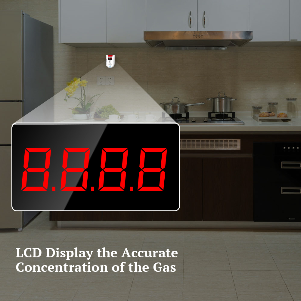 KERUI GD13 LPG GAS Detector Al - مراجعة Smart Home Security System وسعره