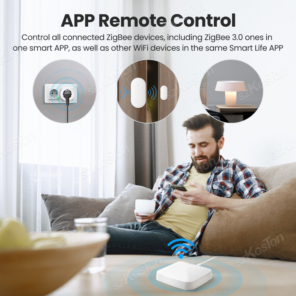 Tuya Smart Life Multi-mode Gat - مراجعة Smart Home Zigbee Gateway وسعره