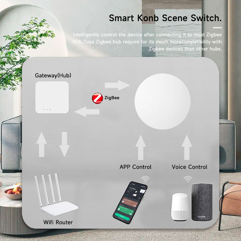 Tuya ZigBee Smart Wireless But - مراجعة Smart Home Alexa وسعره