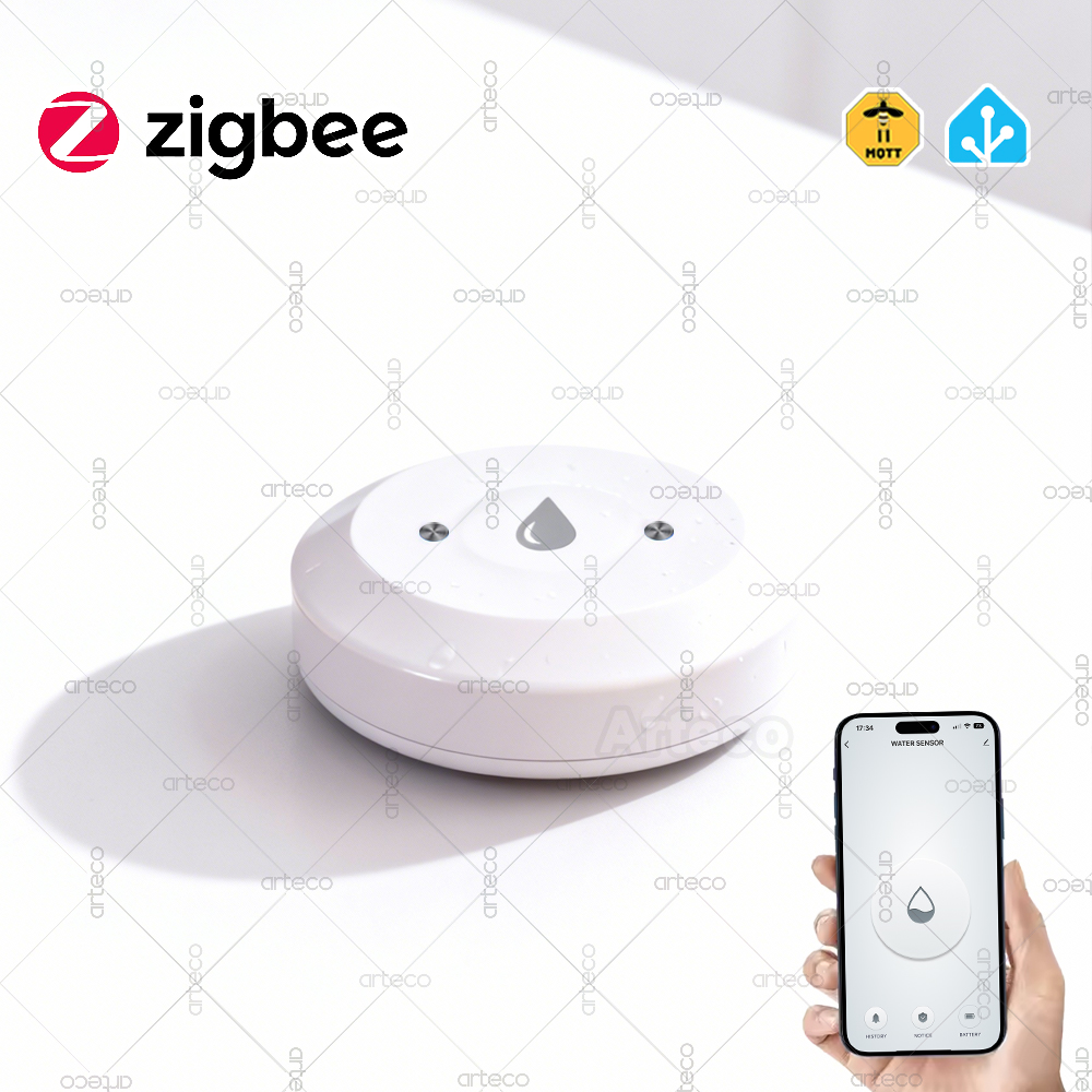 Smart Zigbee Water Sensor Floo - مراجعة Smart Home Gateway وسعره