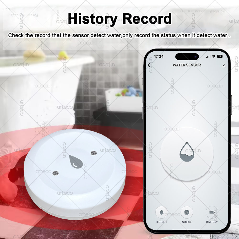 Smart Zigbee Water Sensor Floo - مراجعة Smart Home Gateway وسعره