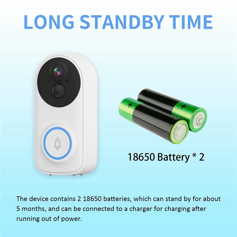 【CYBER MONDAY】Wifi IP 3MP Icse - مراجعة Smart Home Video Doorbell App وسعره