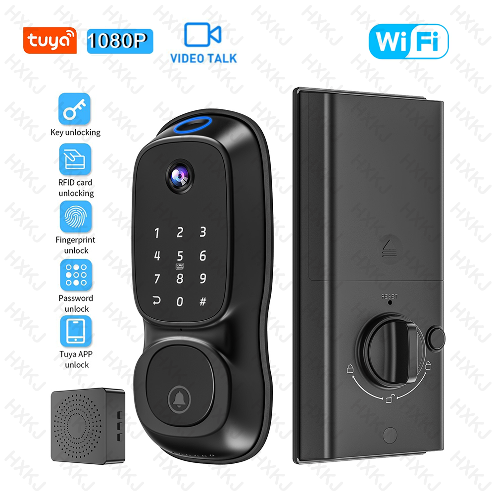 Tuya Wifi Smart Door Lock ‎Cam - مراجعة Smart Door Lock وسعره