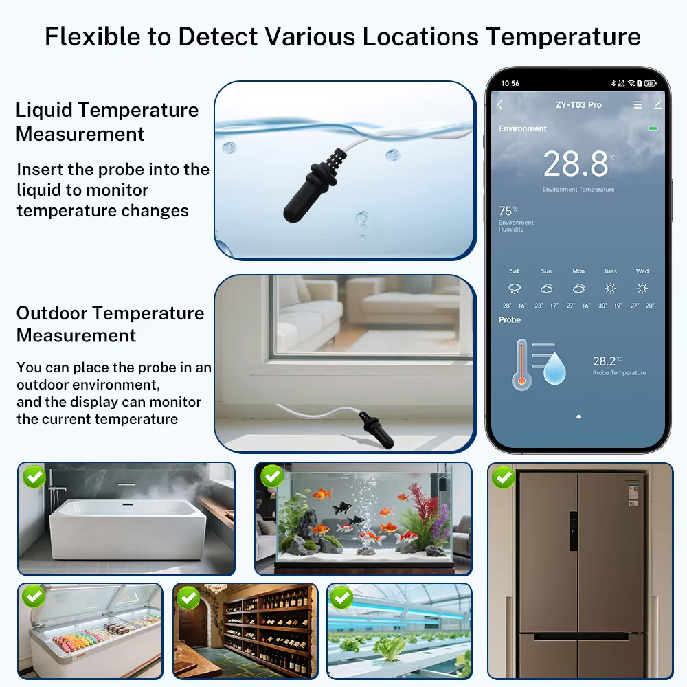 Tuya Zigbee WiFi Temp Humidity - مراجعة Smart Home Alexa وسعره