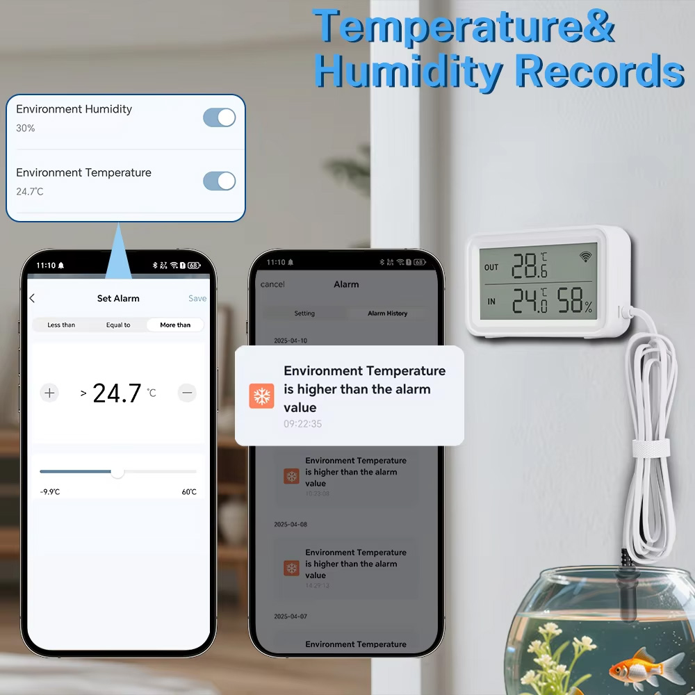 Tuya Zigbee WiFi Temp Humidity - مراجعة Smart Home Alexa وسعره