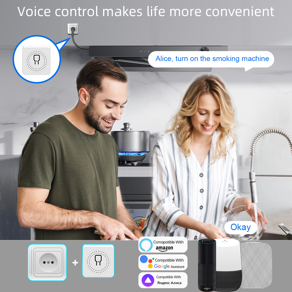 Tuya WiFi Smart Switch 1/2/3/4 - مراجعة Smart Home Alexa وسعره