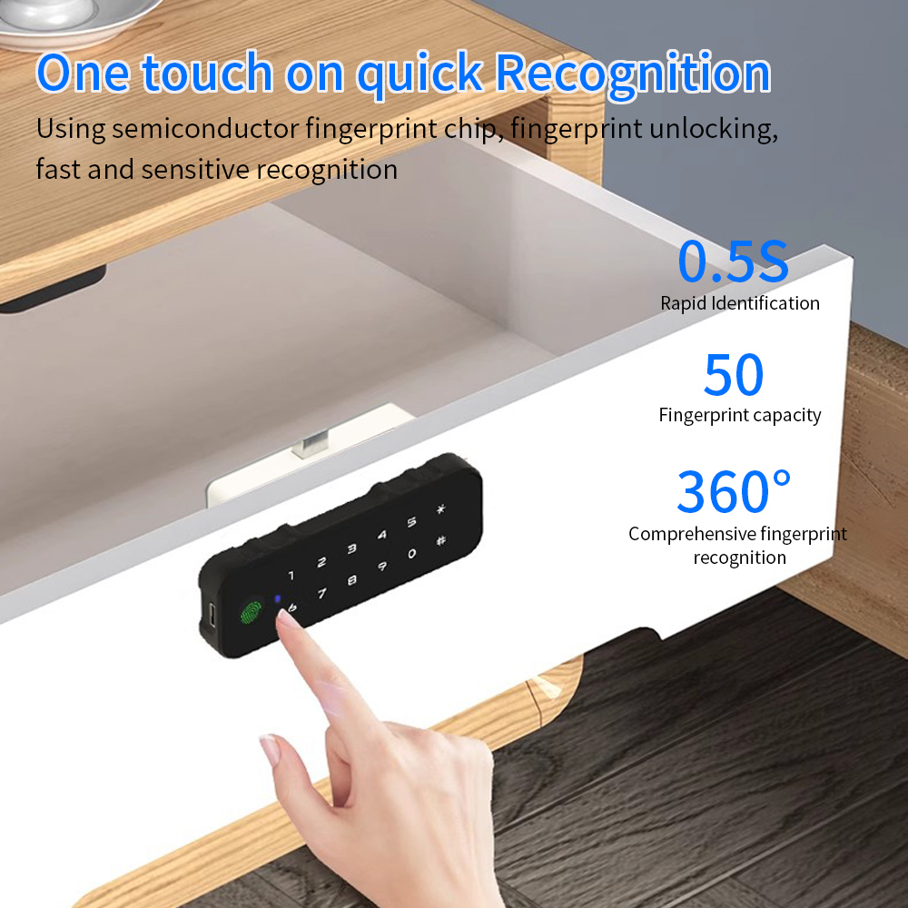 Tuya Bluetooth Smart Wood Cabi - مراجعة Smart Door Lock وسعره