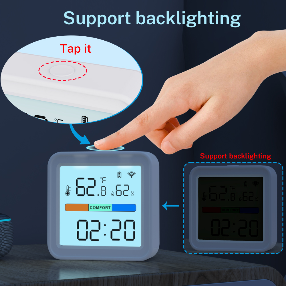 Tuya New WiFi Temperature Humi - مراجعة Smart Home Alexa وسعره
