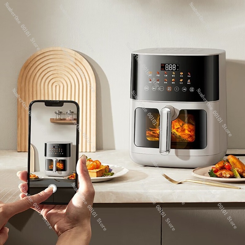 Home Kitchen Visible Air Fryer - مراجعة Smart Home Oven وسعره