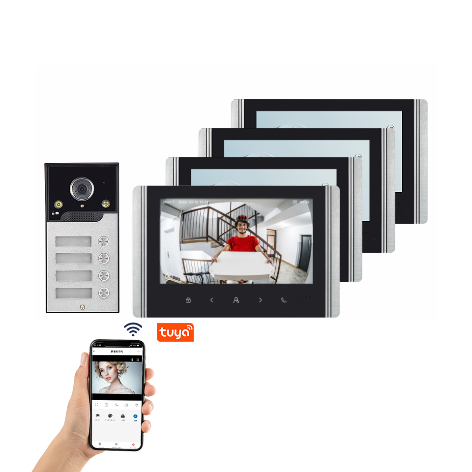 Multi-Family Video Door Phone  - مراجعة Smart Home Video Doorbell App وسعره