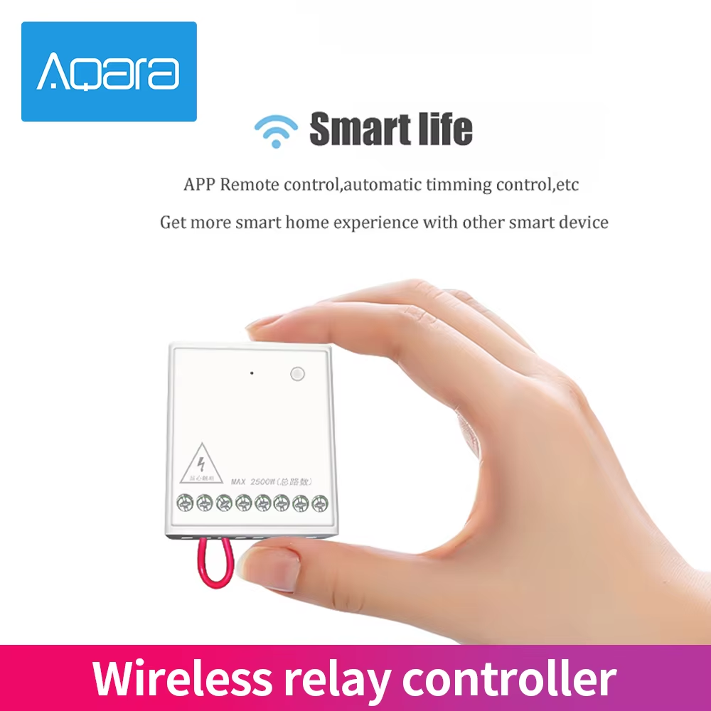 Aqara 2 Channels Wireless Rela - مراجعة Smart Home Os وسعره