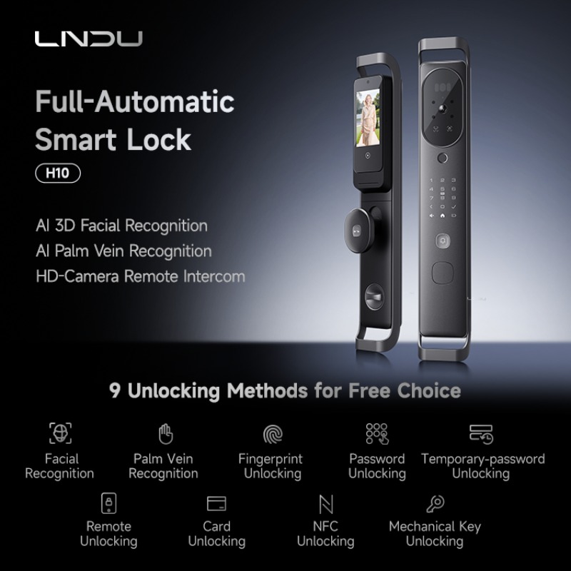 【2026】LNDU H10 Visual Dual Cam - مراجعة Smart Door Lock وسعره