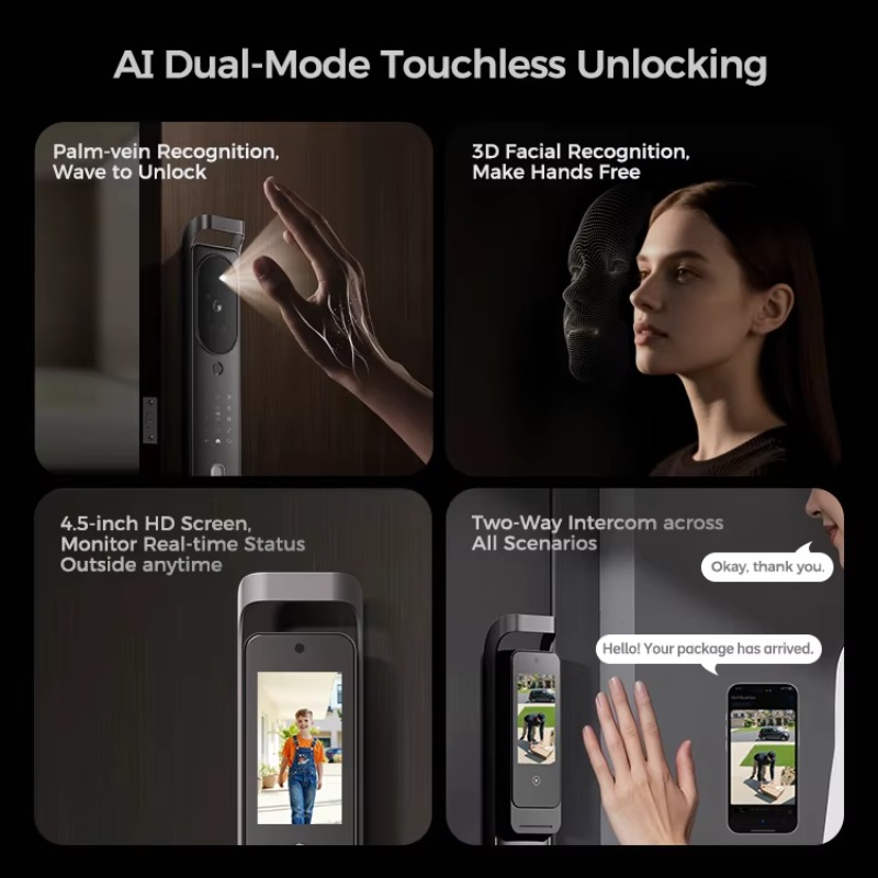 【2026】LNDU H10 Visual Dual Cam - مراجعة Smart Door Lock وسعره