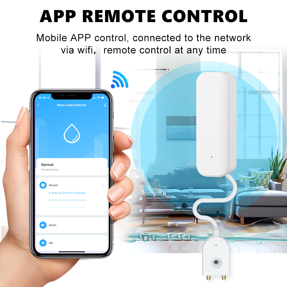 WiFi or Zigbee Water Leak Sens - مراجعة Smart Home Security System وسعره