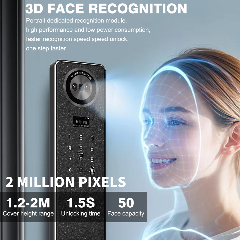 Tuya WiFi Smart Door Lock, Hom - مراجعة Smart Door Lock وسعره