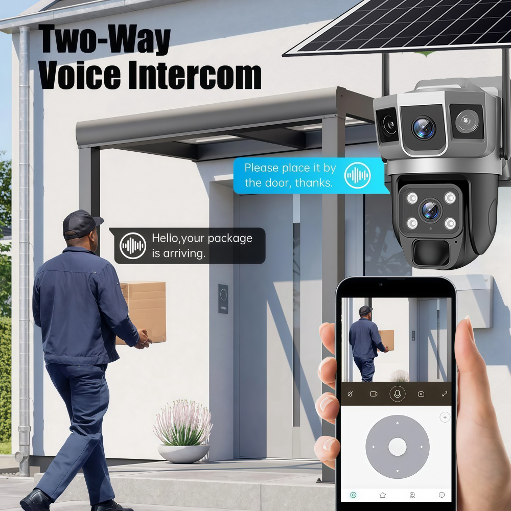 4G Camera Outdoor Solar Survei - مراجعة Smart Home Security System وسعره
