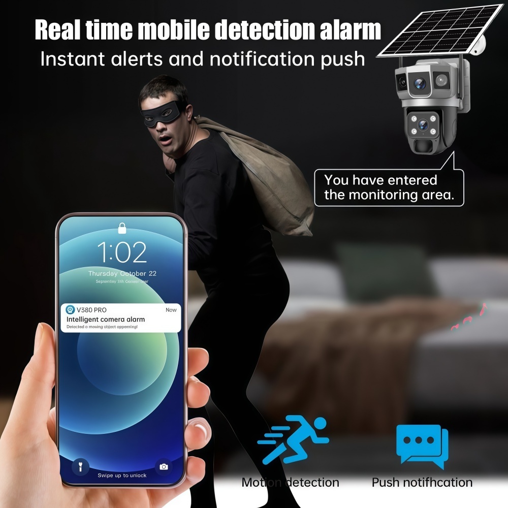 4G Camera Outdoor Solar Survei - مراجعة Smart Home Security System وسعره