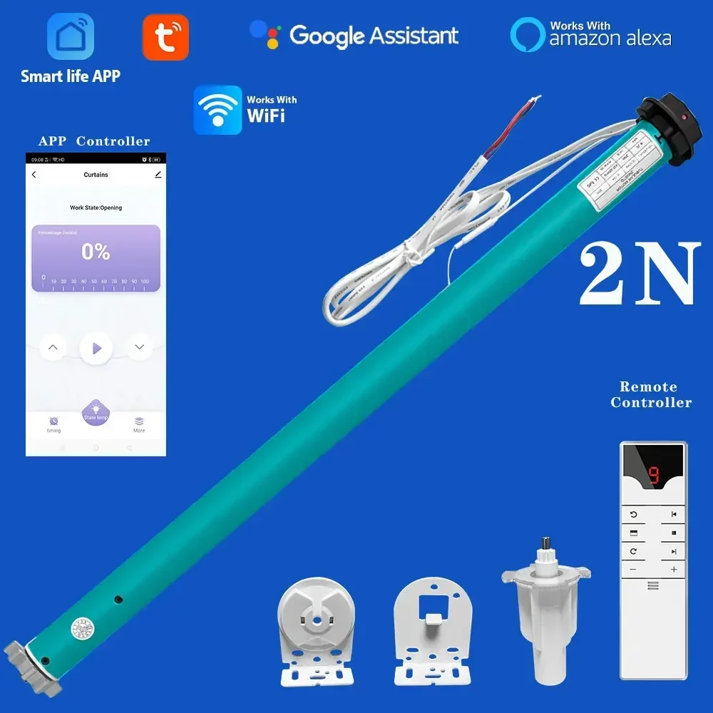 SZMYQ 25mm 2N Tuya Smart Curta - مراجعة Smart Home Alexa وسعره