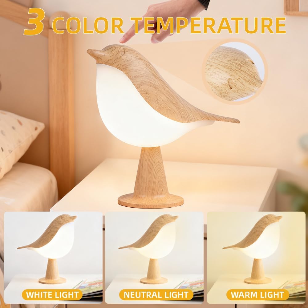 Cordless Bird Table Lamp, 3 Co - مراجعة Temperature Sensor وسعره