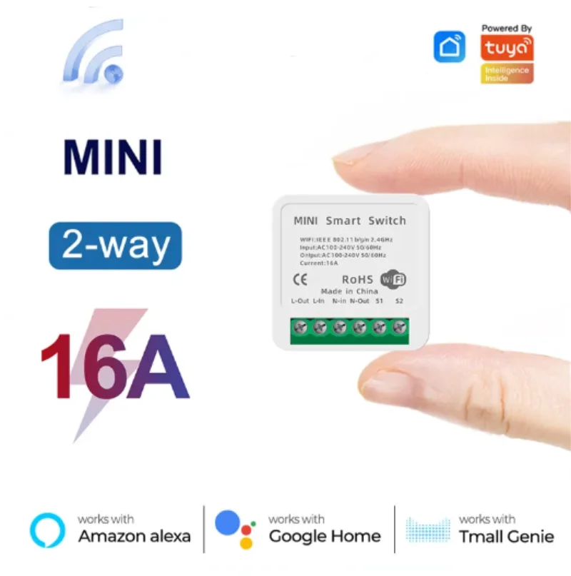 Mini 16A WiFi Switch Smart Lif - مراجعة Smart Home Simple وسعره