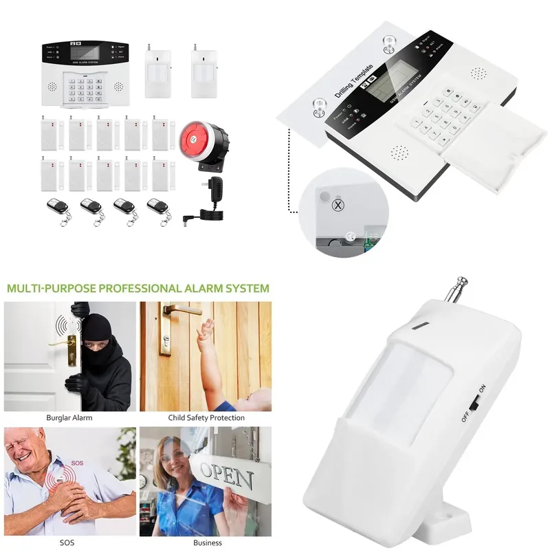 House Burglar Alarm Kit Auto D - مراجعة Smart Home Remote وسعره