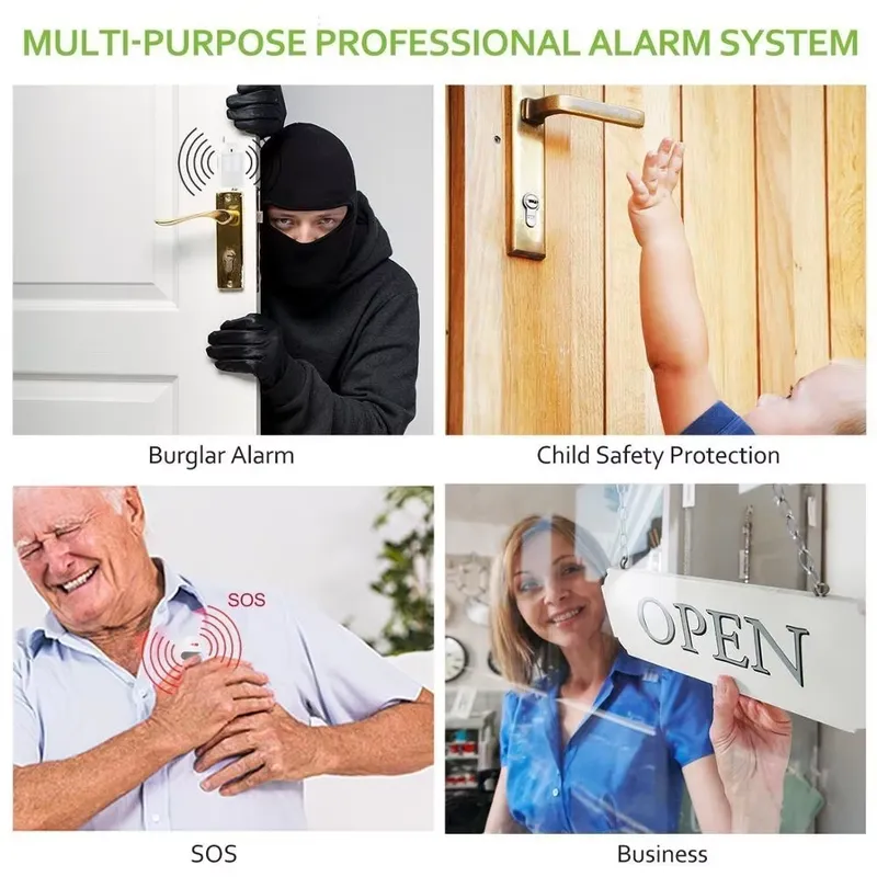 House Burglar Alarm Kit Auto D - مراجعة Smart Home Remote وسعره