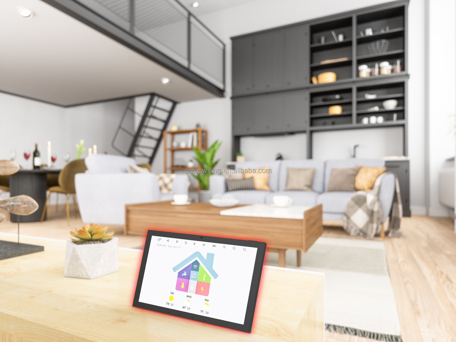 POE Tablet Inwall Mount RK3576 - مراجعة Smart Home Os وسعره
