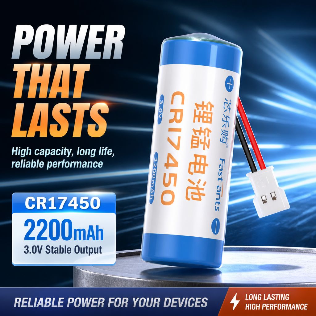 1Pcs High Capacity CR17450 3V  - مراجعة Smart Smoke Detector وسعره