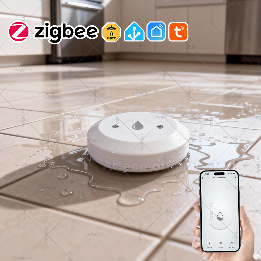 Tuya Smart Zigbee Water Sensor - مراجعة Smart Home Gateway وسعره