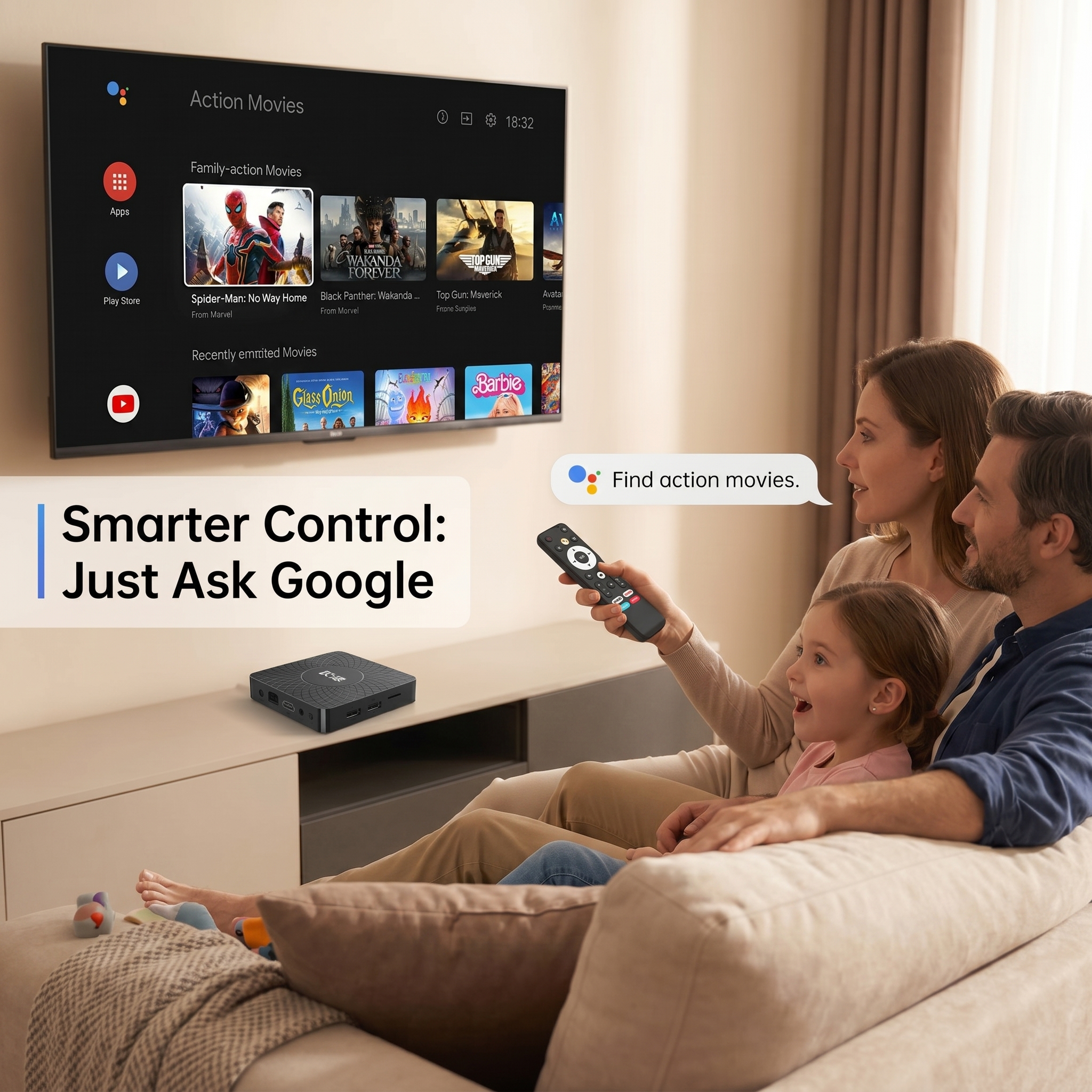 8GB RAM 128GB ROM RK3518 4K HD - مراجعة Smart Home Os وسعره