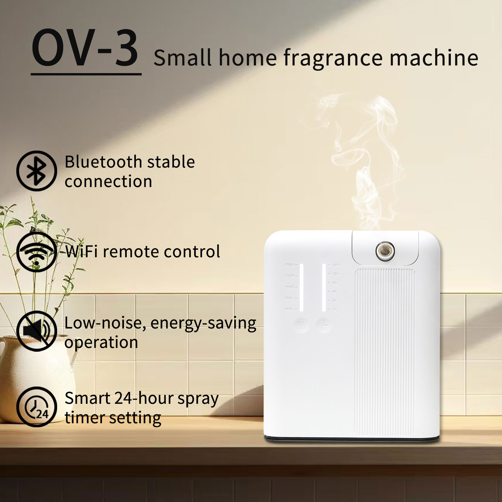 CREAROMA OV-3 Wall Mount Smart - مراجعة Smart Home Fragrance Diffuser وسعره