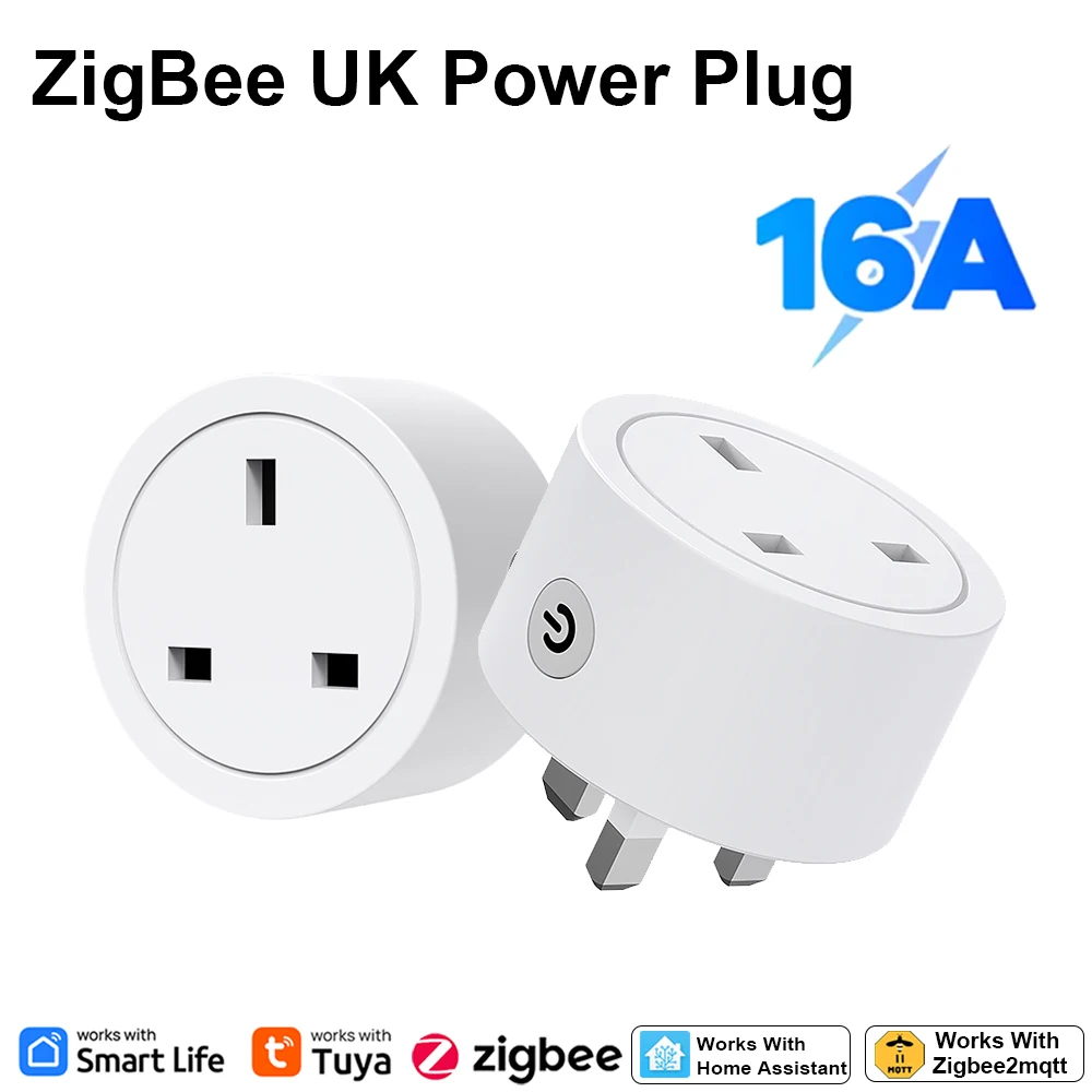 Zigbee Smart Plug 16A UK Socke - مراجعة Smart Home Zigbee Gateway وسعره