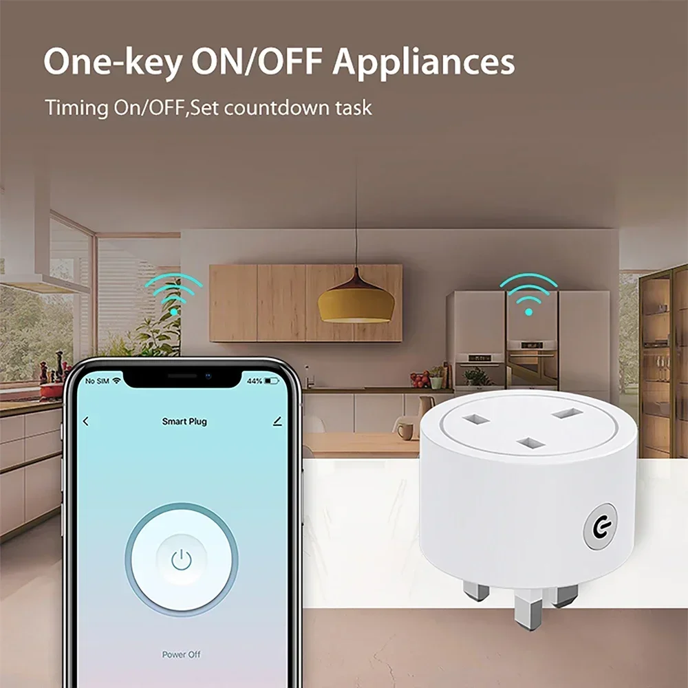 Zigbee Smart Plug 16A UK Socke - مراجعة Smart Home Zigbee Gateway وسعره
