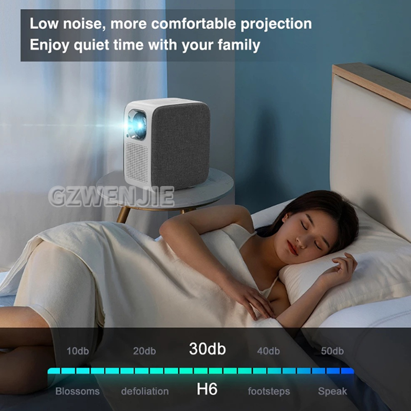H6 Mini Projector LED 1080P Fu - مراجعة Smart Home Tv وسعره