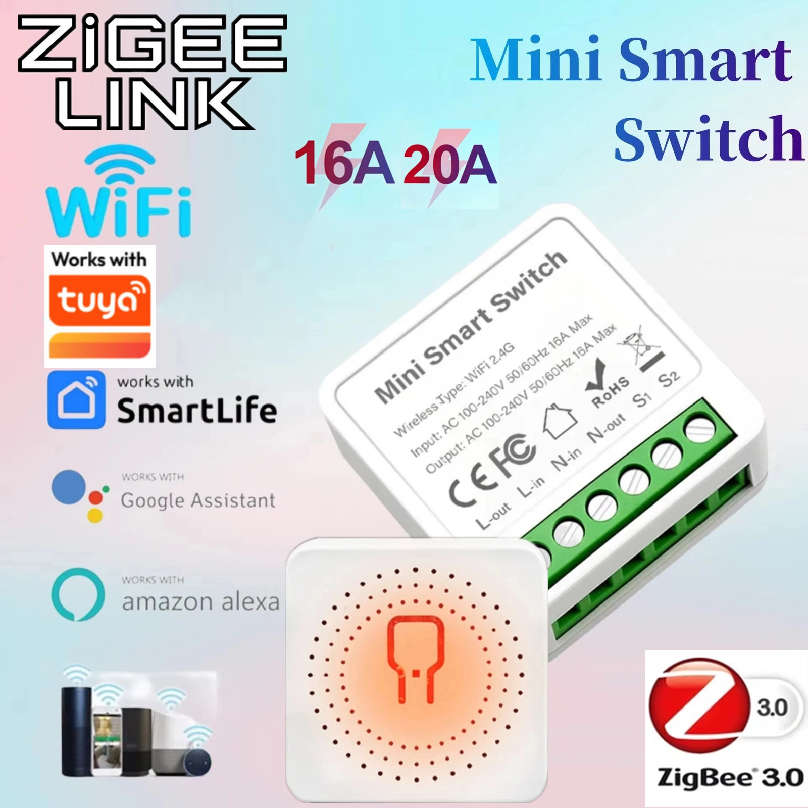 For Tuya Mini Smart WiFi Switc - مراجعة Smart Home Simple وسعره