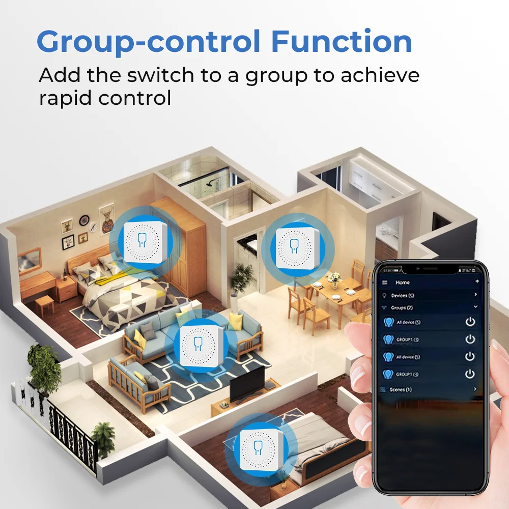For Tuya Mini Smart WiFi Switc - مراجعة Smart Home Simple وسعره