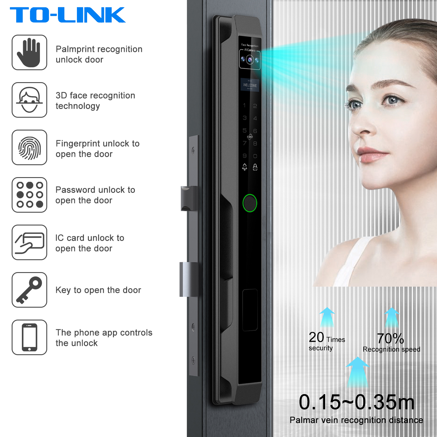 Key Card Digital Ip65 Waterpro - مراجعة Smart Door Lock وسعره