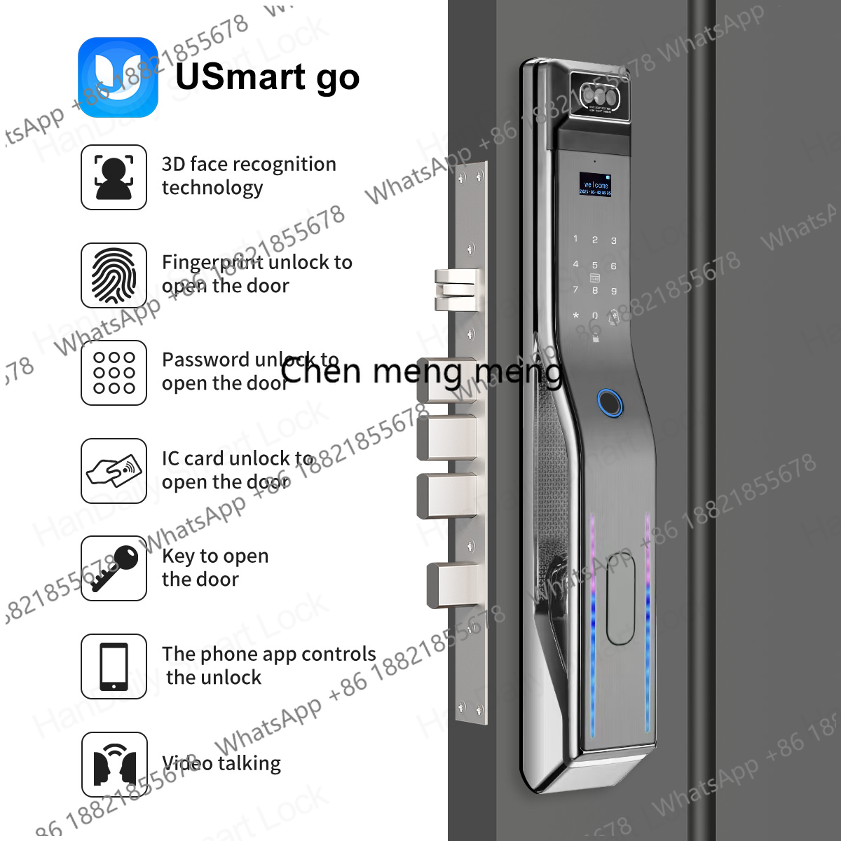Handaily Usmart Go App Remote  - مراجعة Smart Home Video Doorbell App وسعره