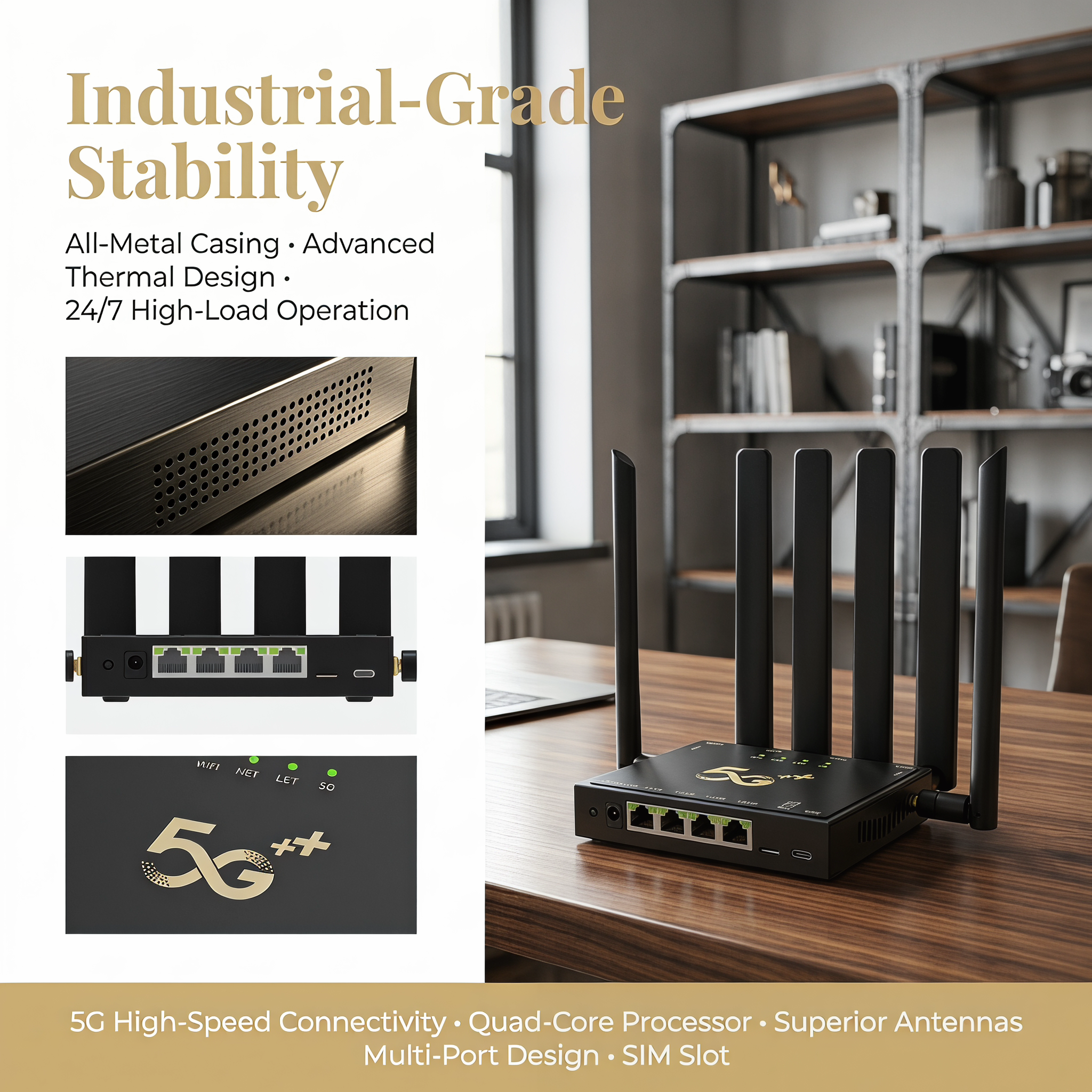 5G CPE Router with SIM Card Sl - مراجعة Smart Home Simulation وسعره