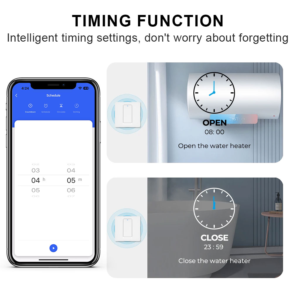 Smart Water Heater Switch/WiFi - مراجعة Smart Home Alexa وسعره