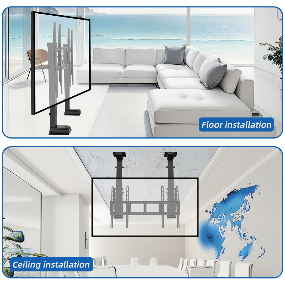 Electric Height Adjustable 65- - مراجعة Smart Home Tv وسعره