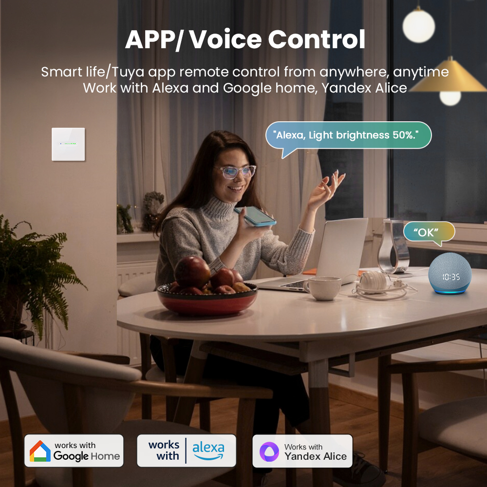 AVATTO WiFi 1/2 Gang Smart Dim - مراجعة Smart Home Alexa وسعره