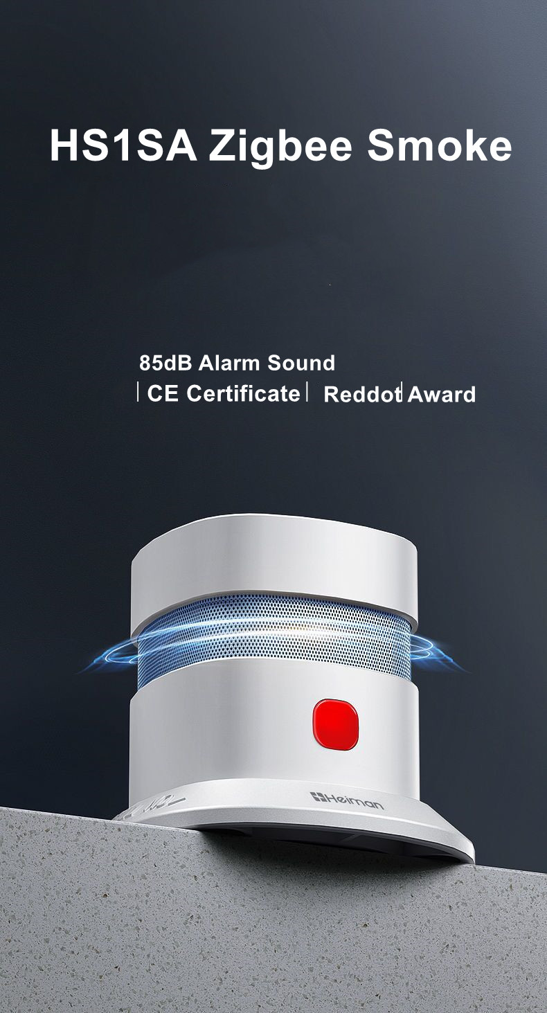 Tuya Smart Zigbee Smoke Detect - مراجعة Smart Smoke Detector وسعره