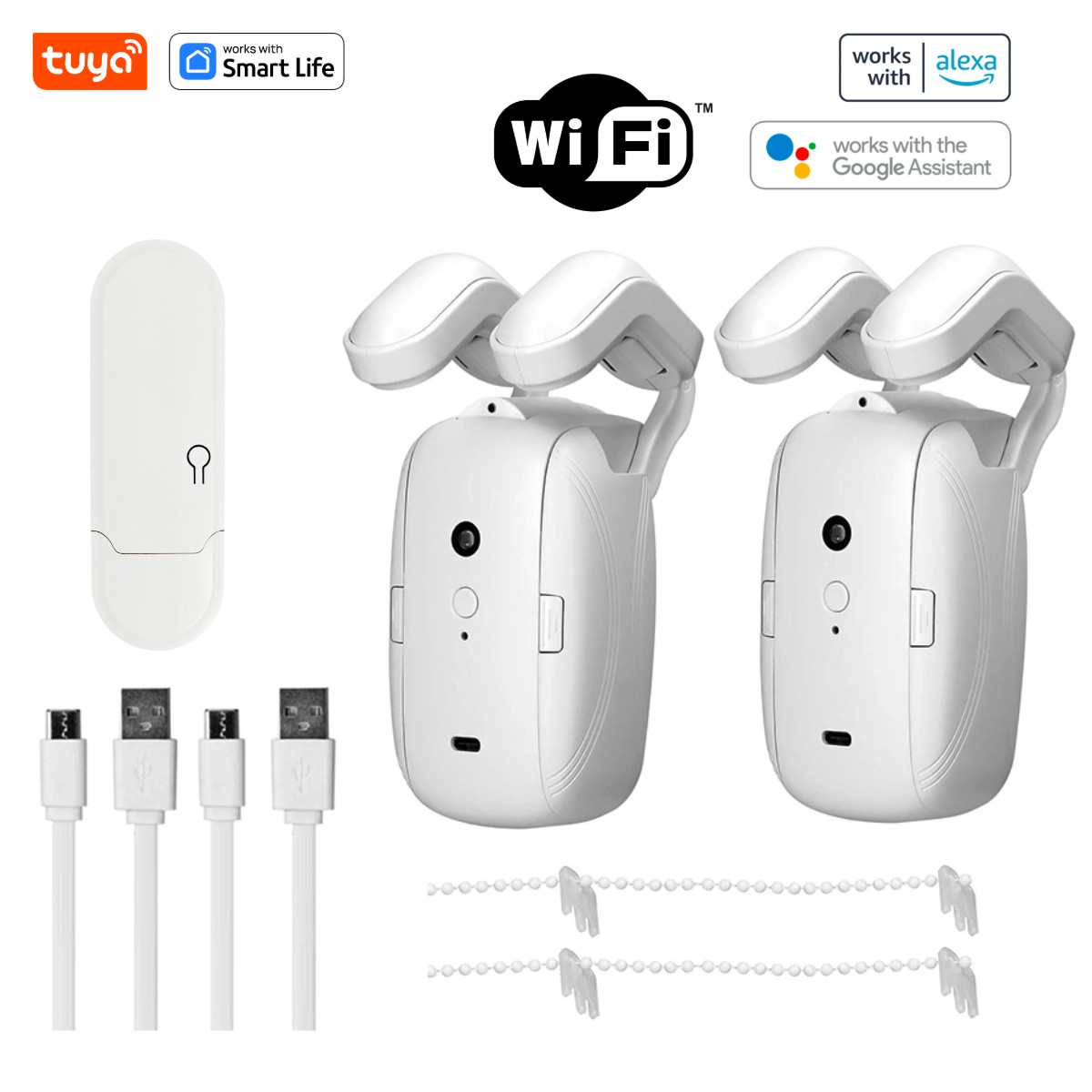 1/2PCS Tuya Smart WiFi Curtain - مراجعة Smart Home Full System وسعره