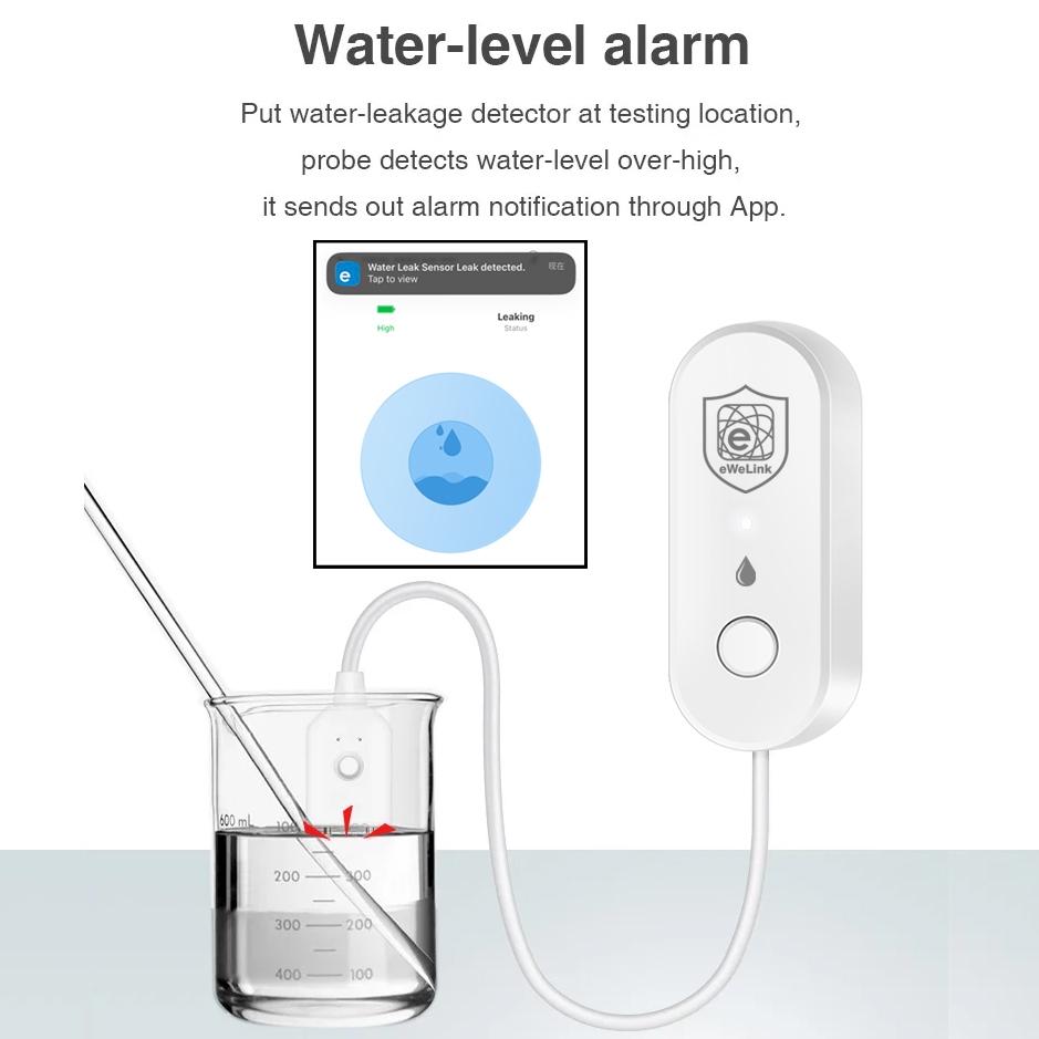 eWelink Zigbee Water Leakage S - مراجعة Smart Home Water Level Sensor وسعره